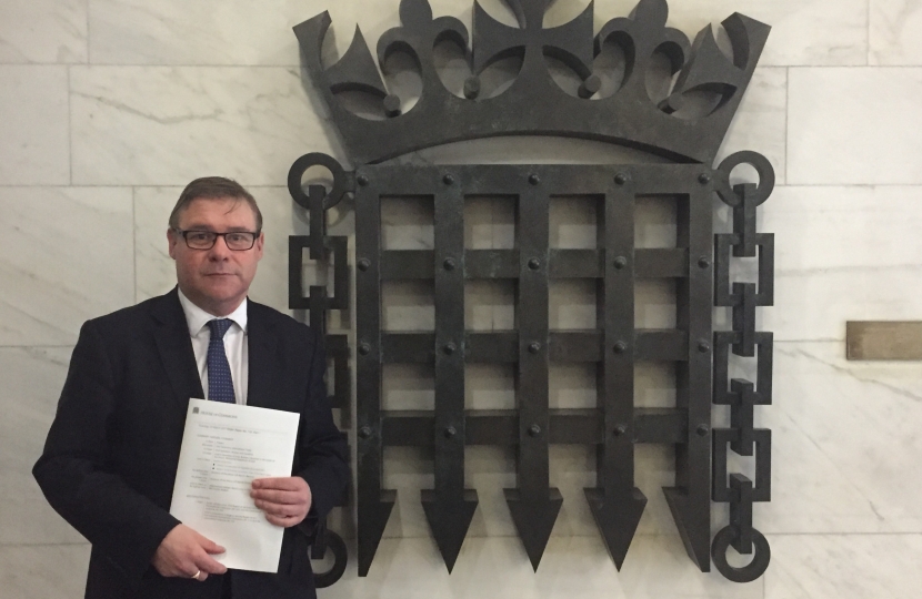 Rayleigh and Wickford MP Mark Francois pictured with the agenda for business at the House of Commons today, which will continue, despite yesterday’s terrorist attack.
