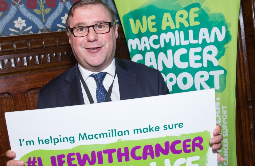 Mark Francois supports Macmillan’s World’s Biggest Coffee Morning