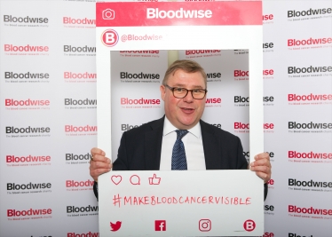 Rayleigh and Wickford MP Mark Francois who recently backed a campaign in Parliament to “Make Blood Cancer Visible”.